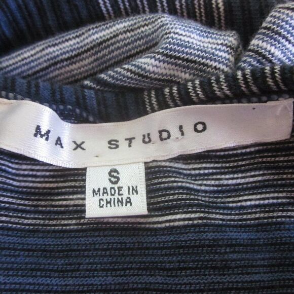Max Studio Blue Stripe Cotton Summer Maxi Tank Dress Size S Perfect Condition - Picture 6 of 13